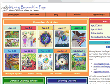 Tablet Screenshot of movingbeyondthepage.com